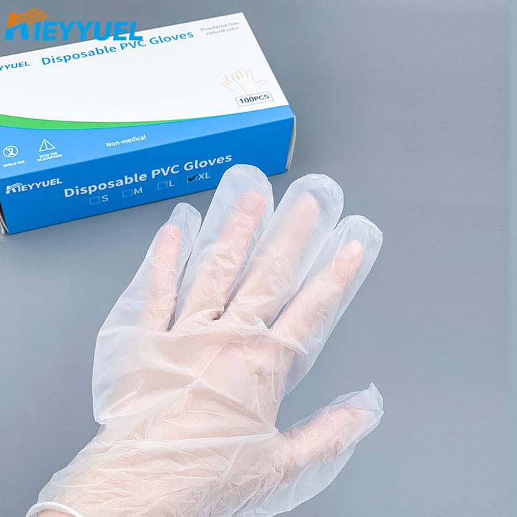 ሊጣል የሚችል የ PVC ጓንቶች